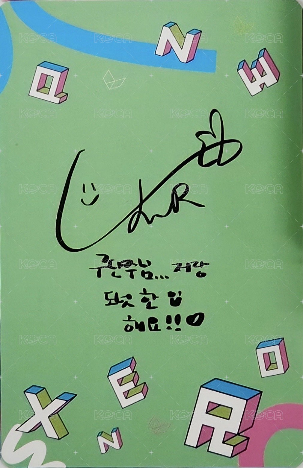 FC online 代言卡  背面