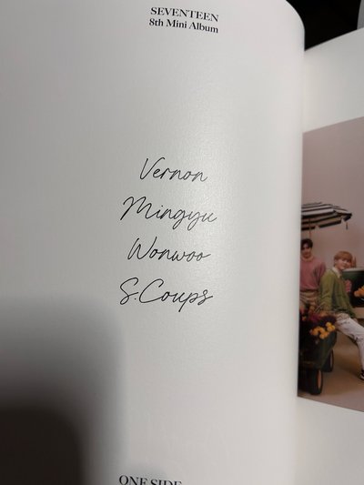 🩵seventeen mini8 one side空專