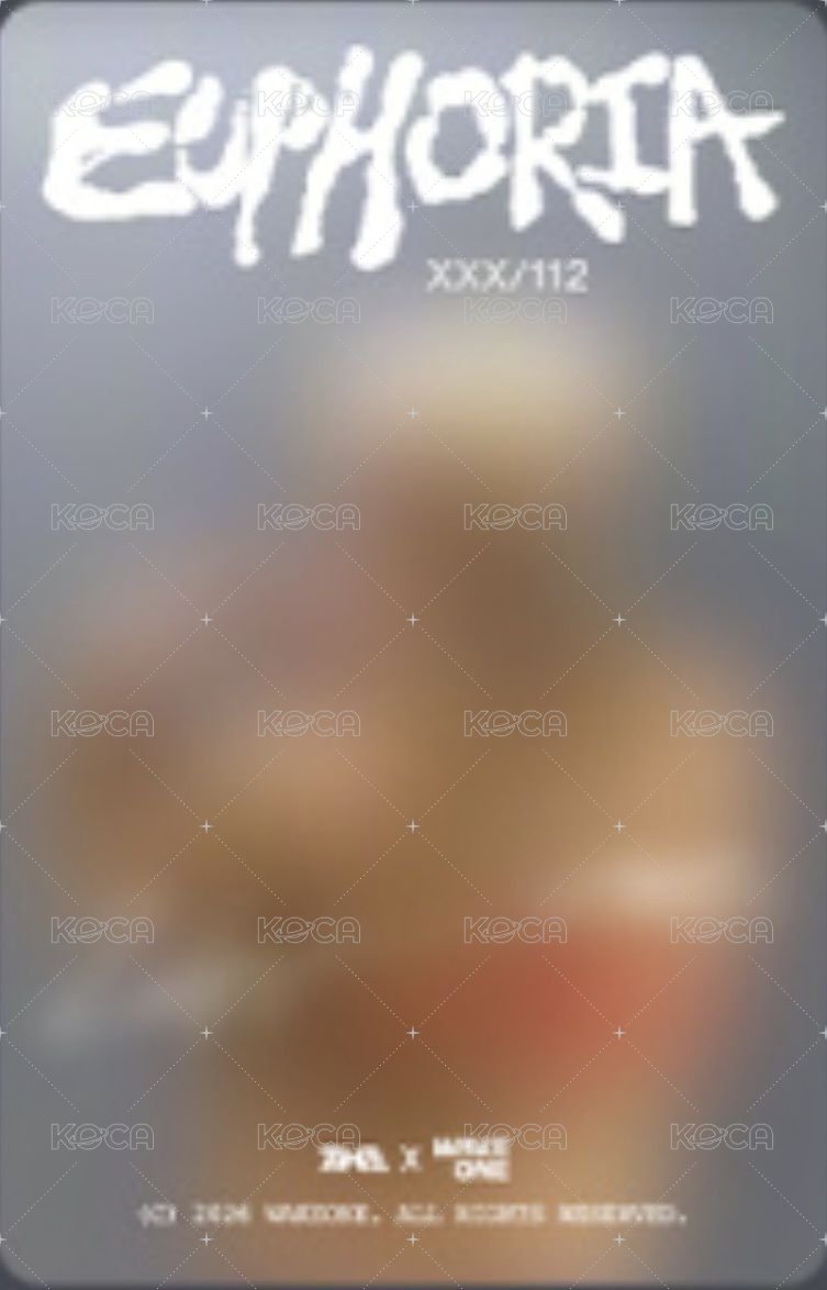 迷一 QQ音樂 五星背影典藏卡  星光卡  背面