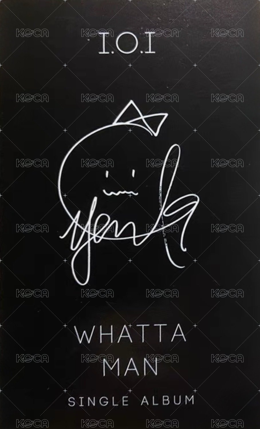 I.O.I 單曲1 專輯卡  背面