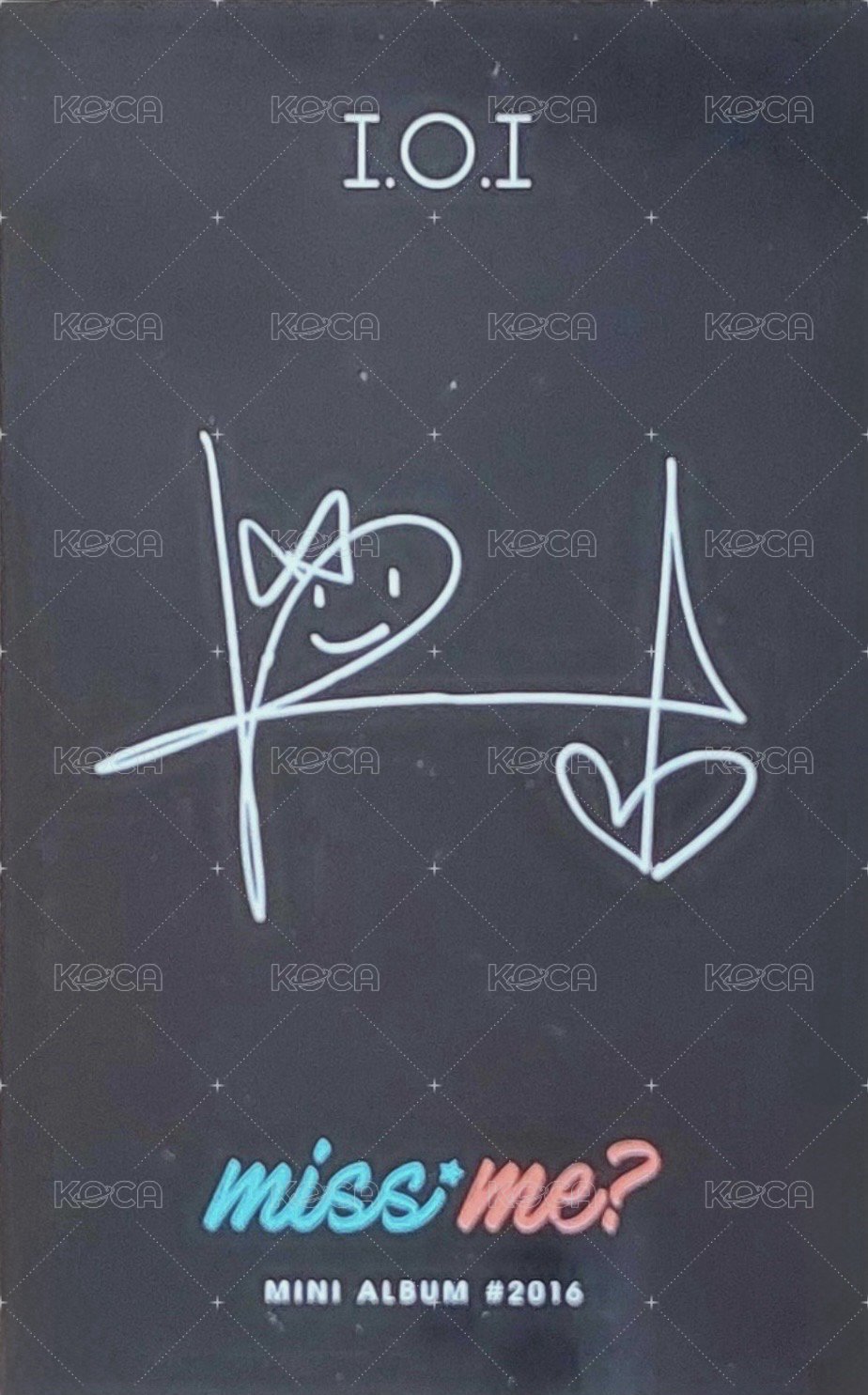 I.O.I 迷2 專輯卡  背面