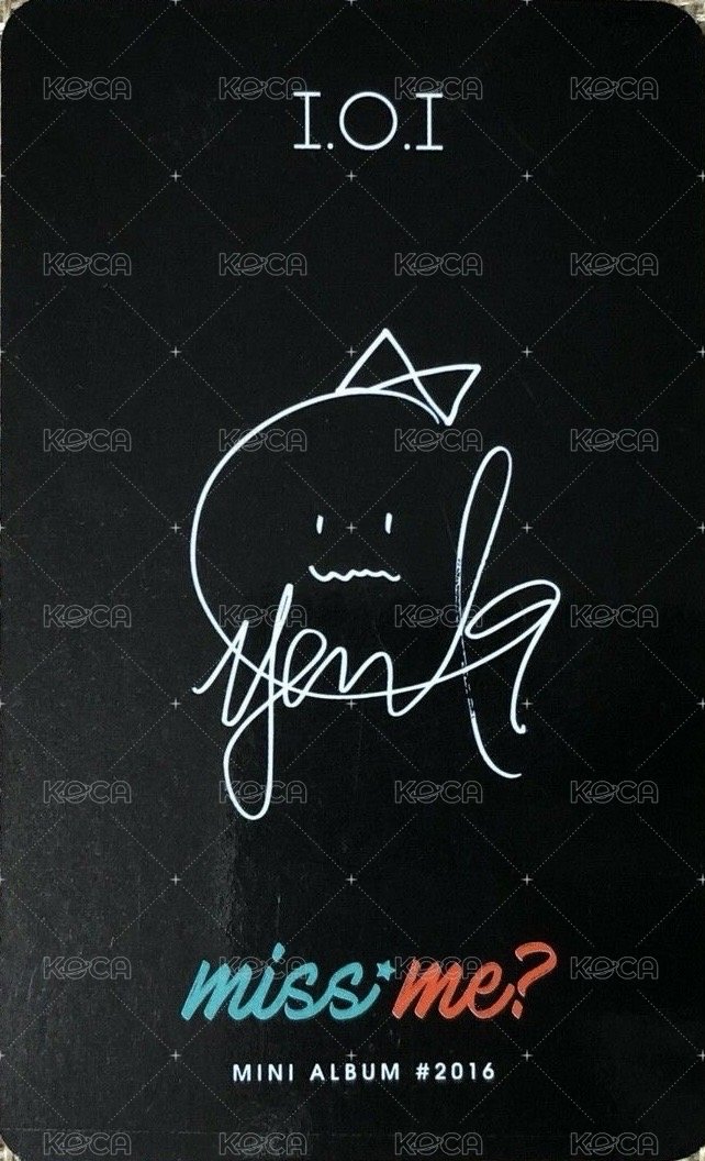 I.O.I 迷2 專輯卡  背面