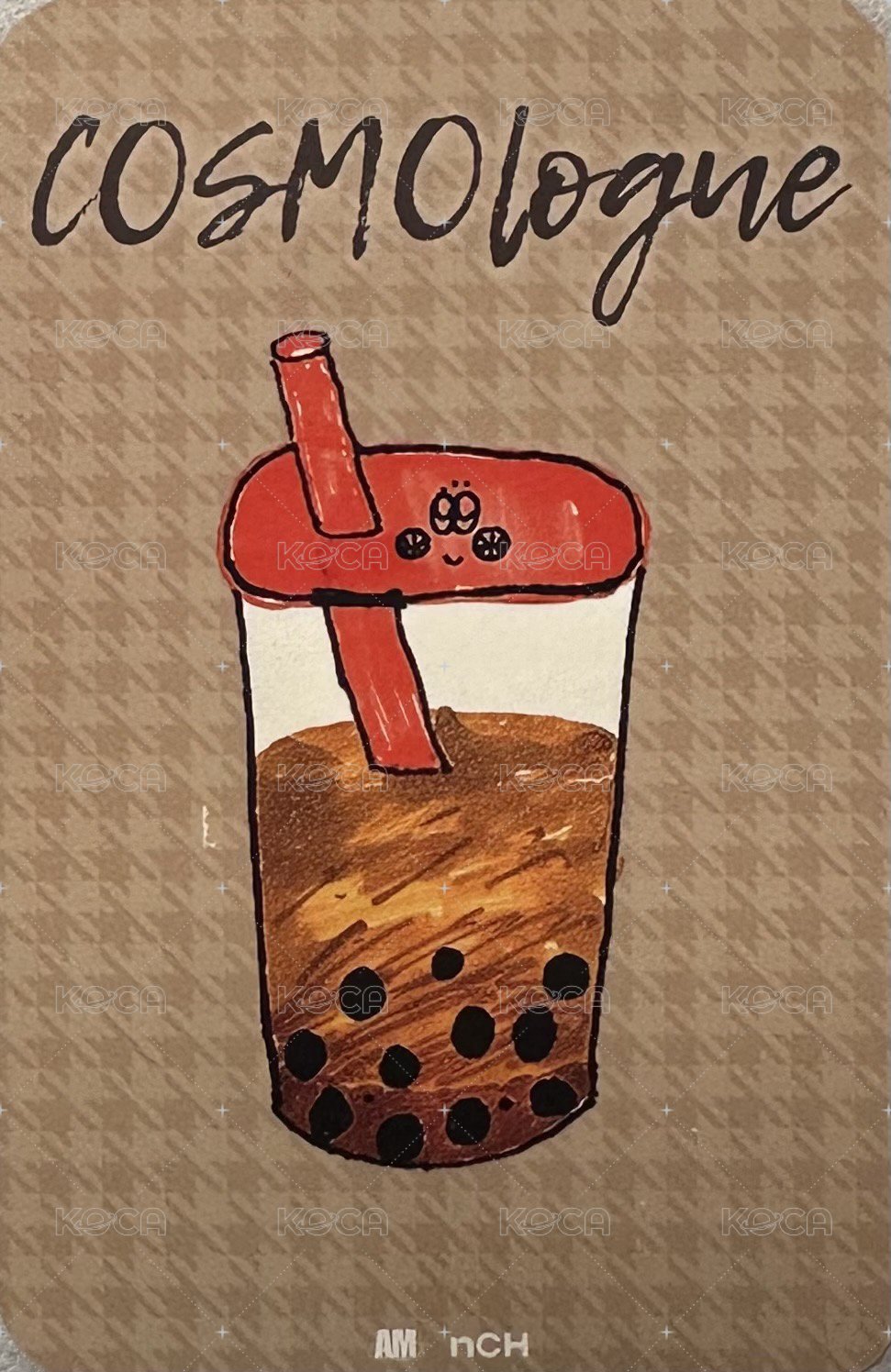 COSMOlogue in TAIPEI AM STUDIO  特典卡  背面