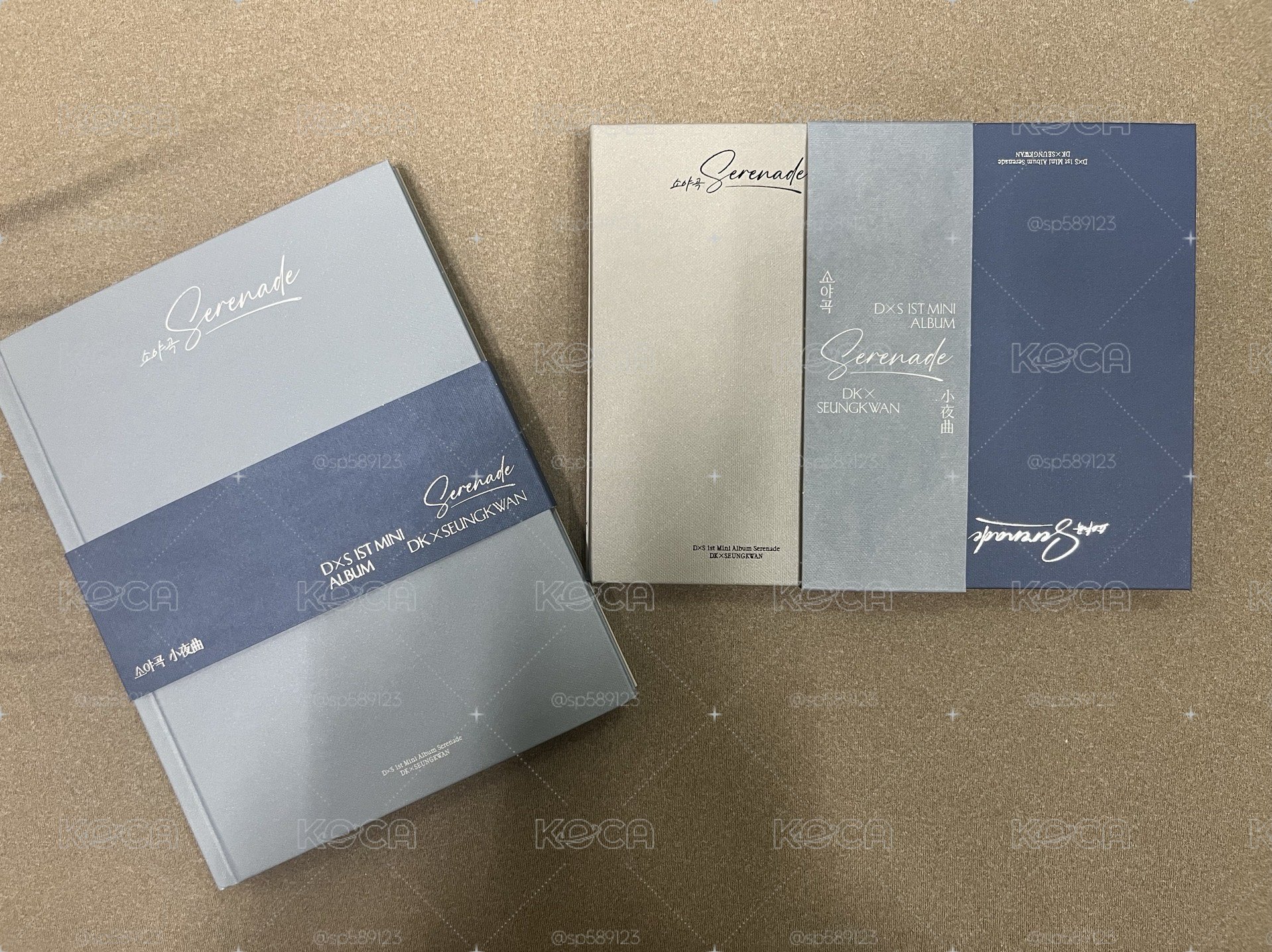 D X S 1ST MINI ALBUM 소야곡 Serenade Blue/Echo ver. 空專