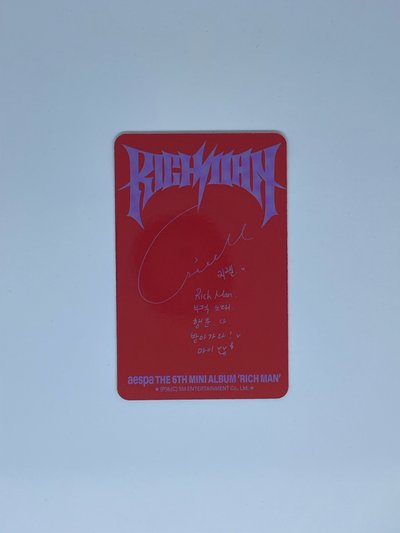 Rich Man 專輯卡 ENERGY吉