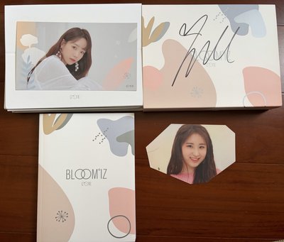 柔理 BLOOM*IZ I WAS ver. 白版 專輯 簽專 空專