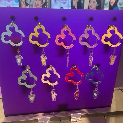 TWICE 10週年週邊 隨機壓克力吊飾 隨機登山扣 子瑜款一組