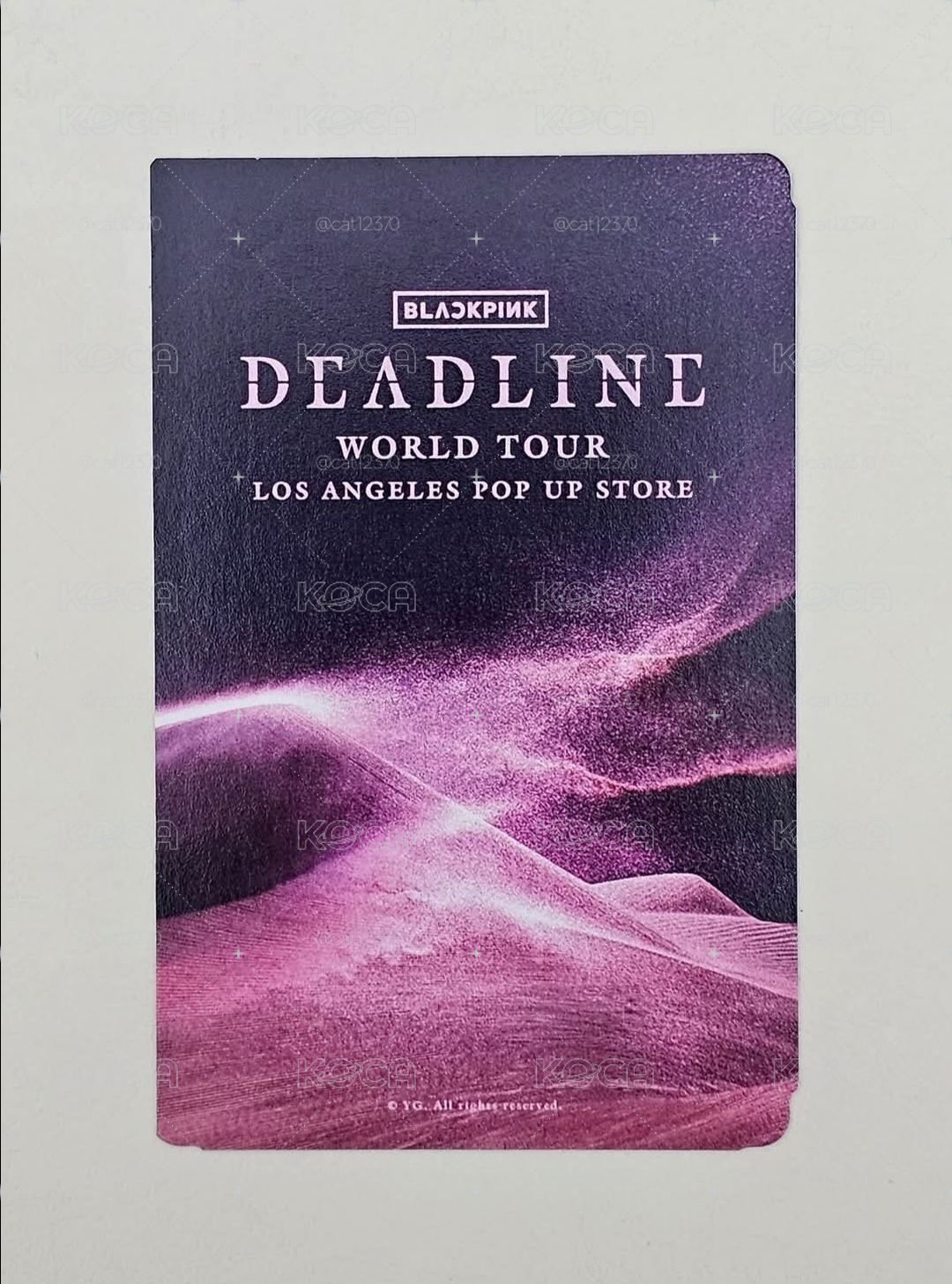 DEADLINE WORLD TOUR 洛杉磯快閃滿額卡