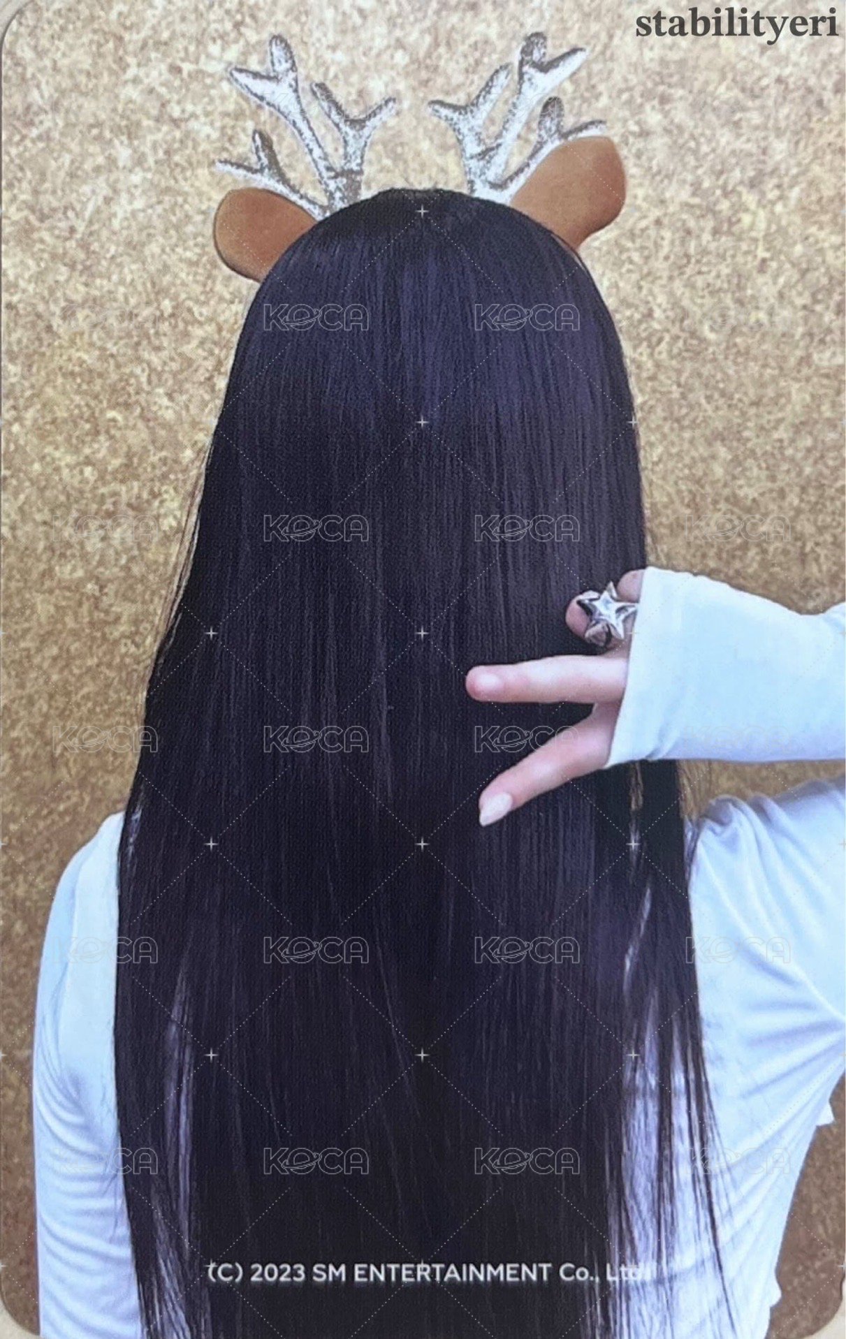 2023聖誕 周邊卡 立牌椰 背面