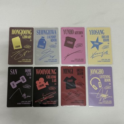 ATEEZ 8ROOM 房間噴霧小卡組