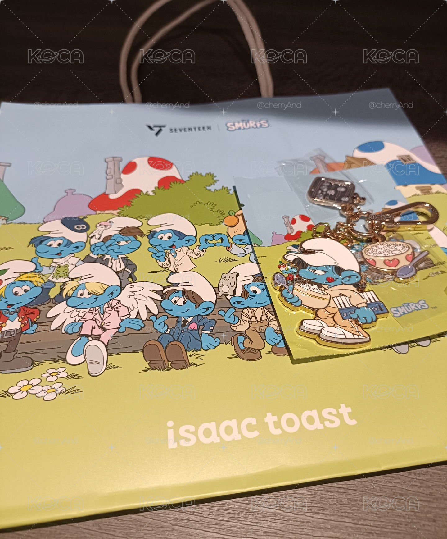 Isaac toast藍色小精靈 勳