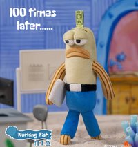 比奇堡的居民們 吊飾 打工魚