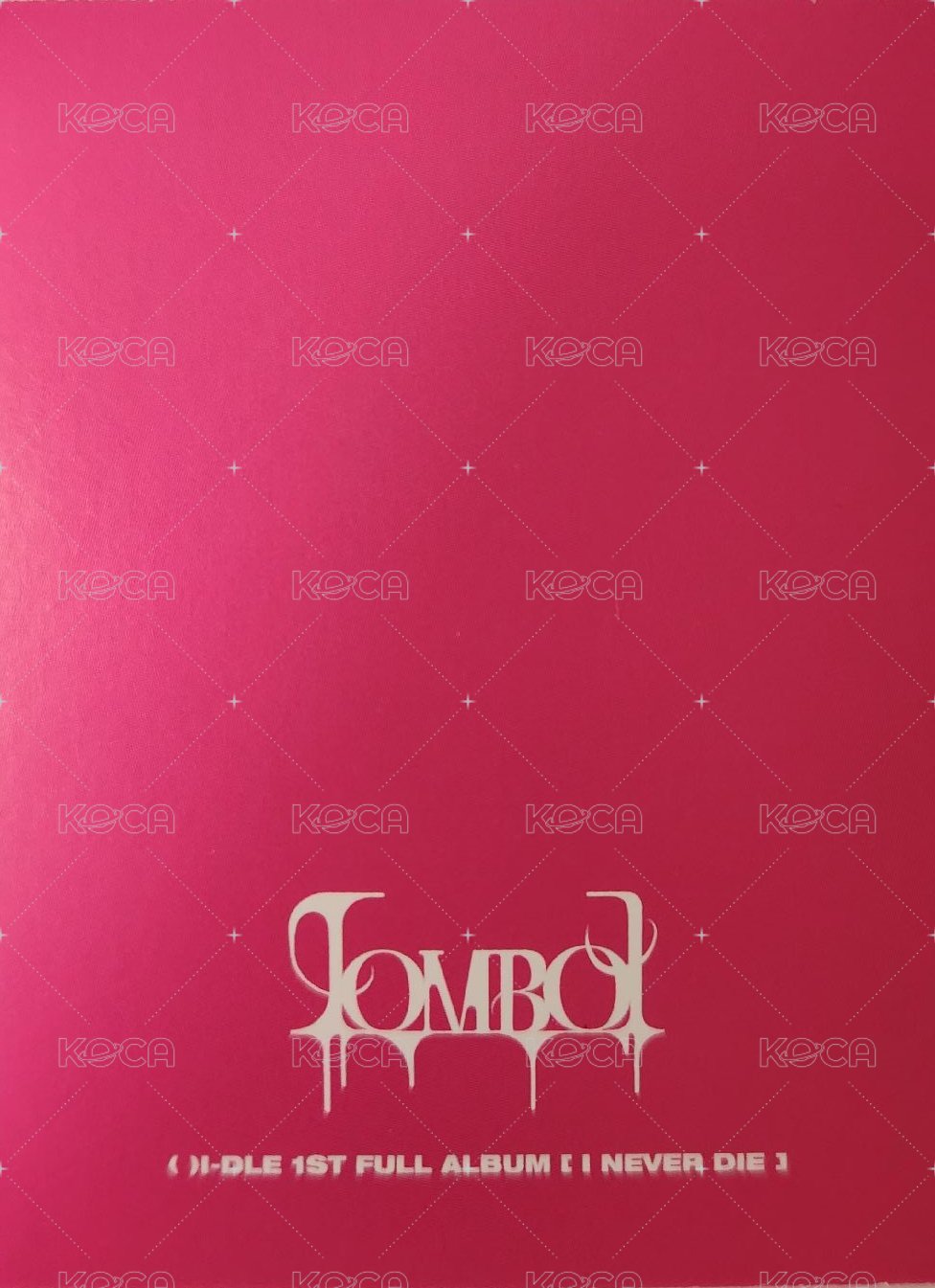 I NEVER DIE 專輯卡 Chill Ver.證件照 背面