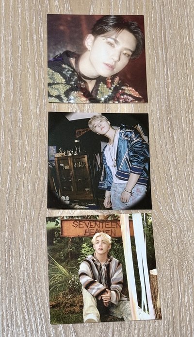 Seventeen mini11 榮燦哲方形貼紙