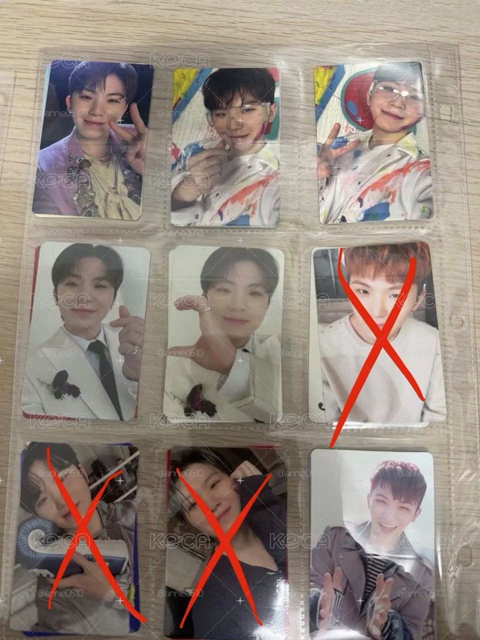Seventeen Woozi 歷年專輯小卡
