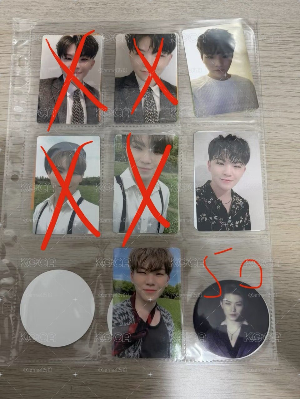 Seventeen Woozi 歷年專輯小卡