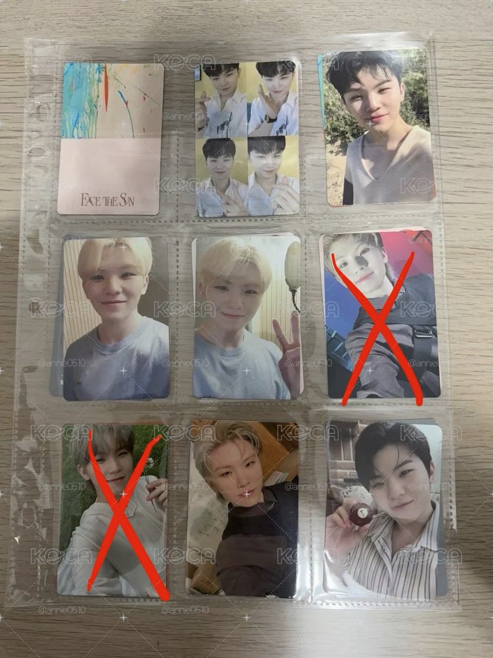 Seventeen Woozi 歷年專輯小卡