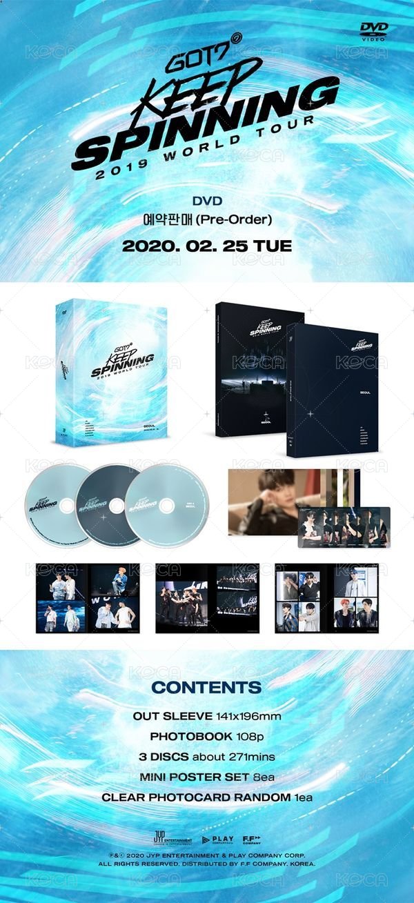 2019 WORLD TOUR 'KEEP SPINNING' IN SEOUL DVD