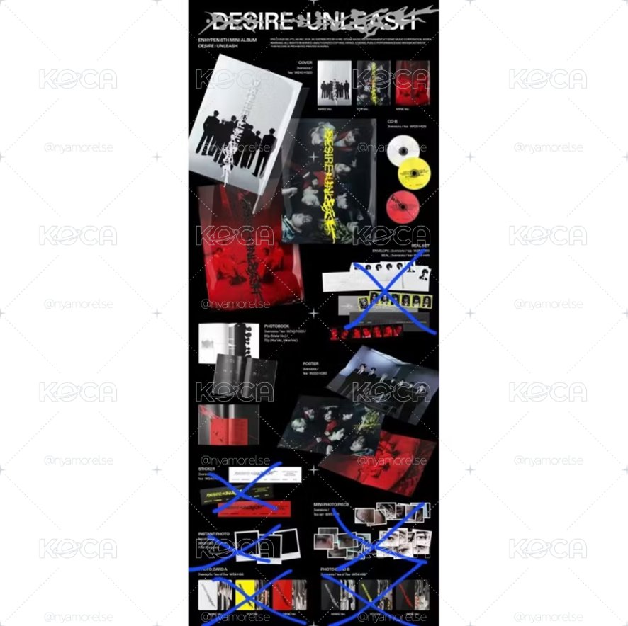 Enhypen Desire Unleash 空專輯