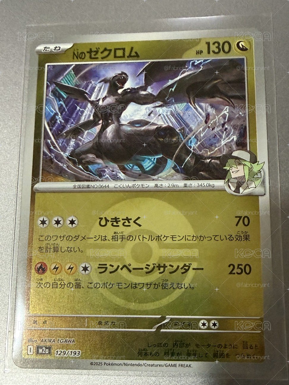 超級進化夢想ex 惡系 無標記 N的捷克羅姆 m2a 球閃 129/193