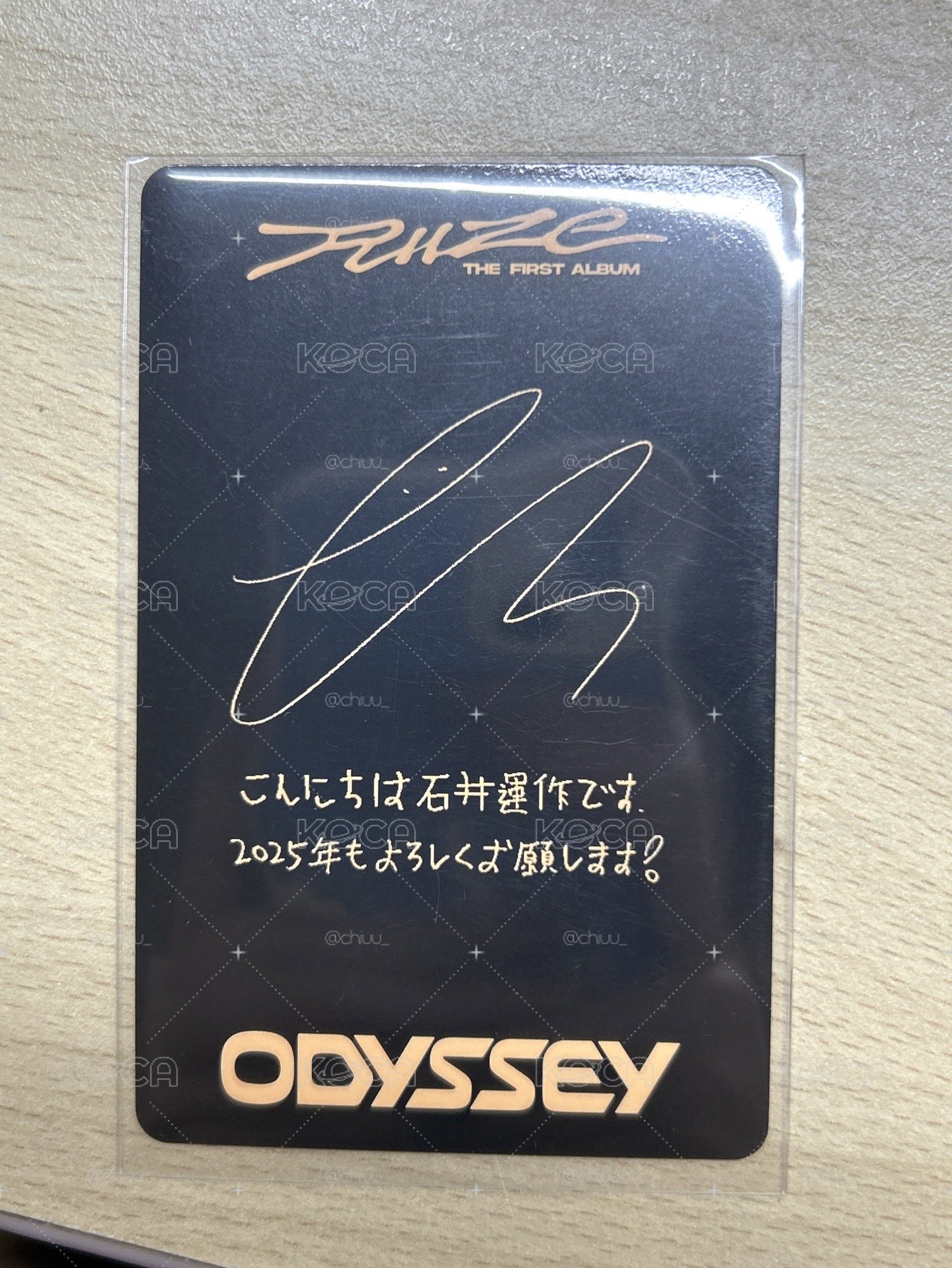 宋恩奭 Odyssey日版專卡