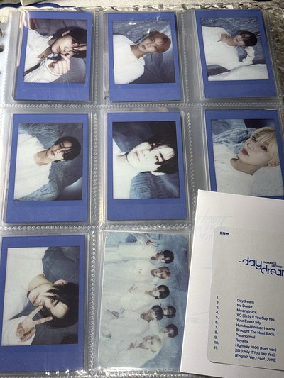 正二後續 專輯卡 電子專固卡+團體+特典貼紙