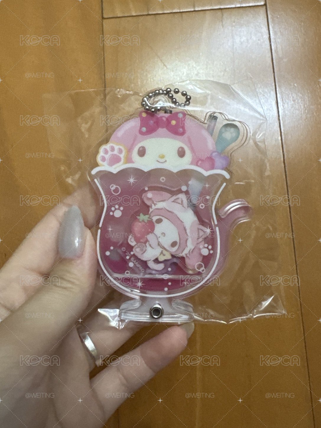 三麗鷗壓克力吊飾蘇打汽水系列美樂蒂