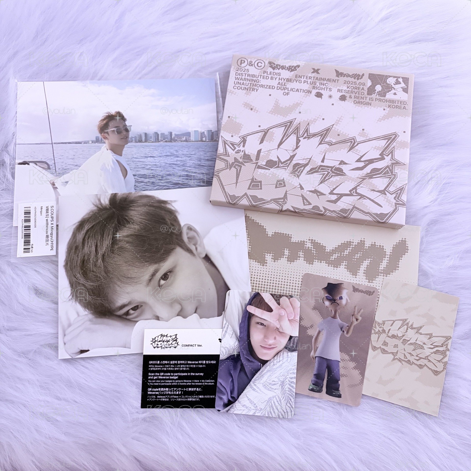 奎xCxM|HYPEVIBES專輯|COMPACTver|全專含withmuu特典🩵(130)