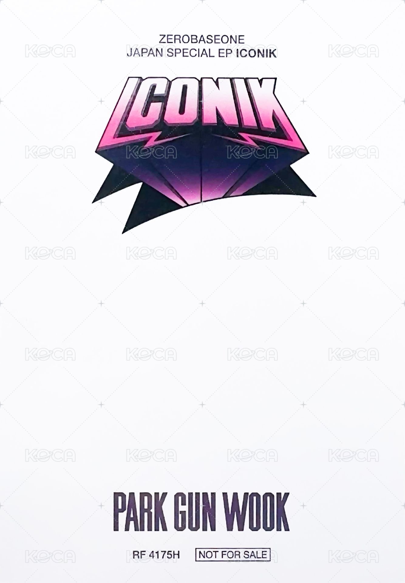 正1日專 專輯卡 手卡 背面