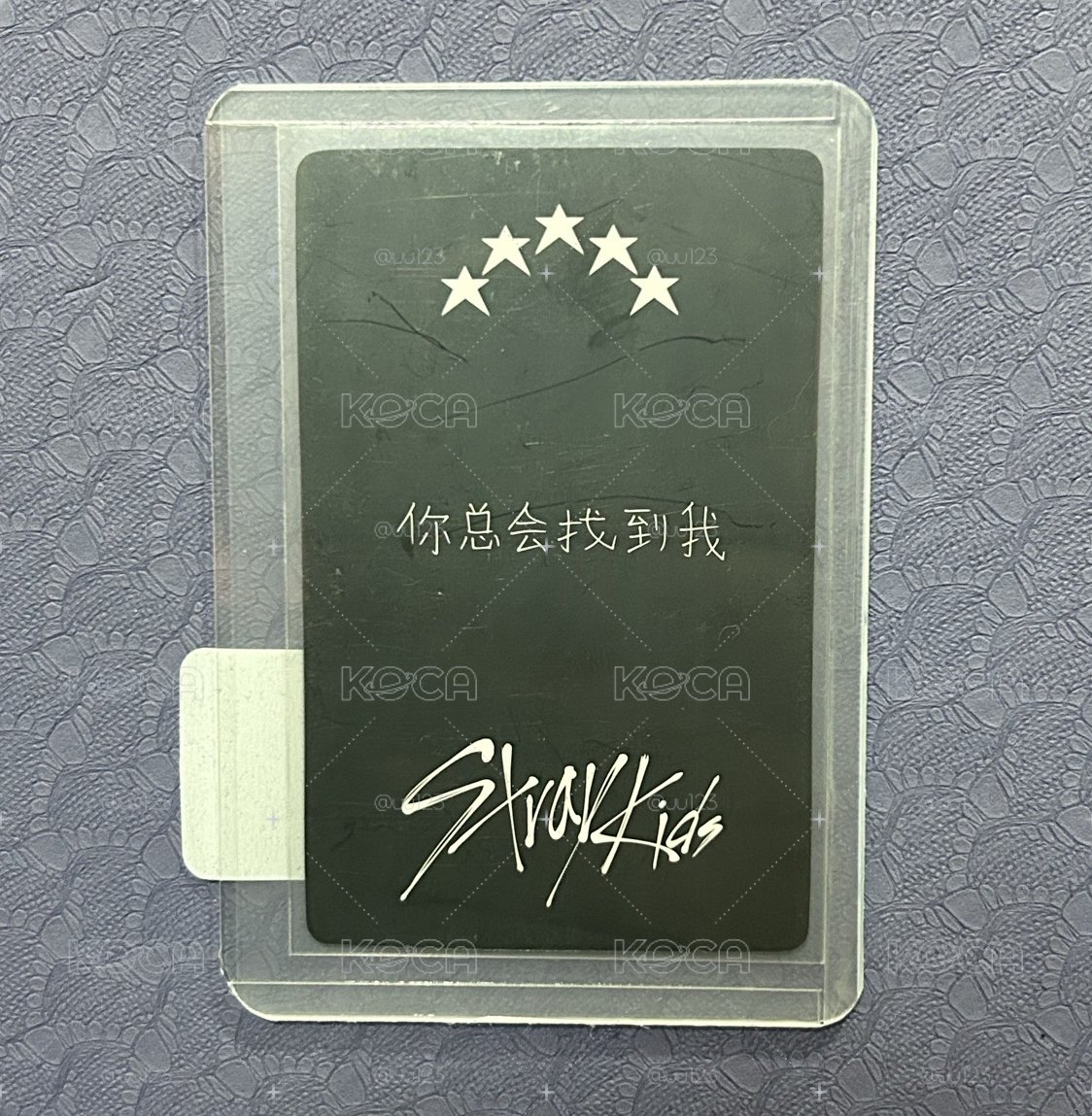 李龍馥 5STAR 一直娛特典卡 中文卡背