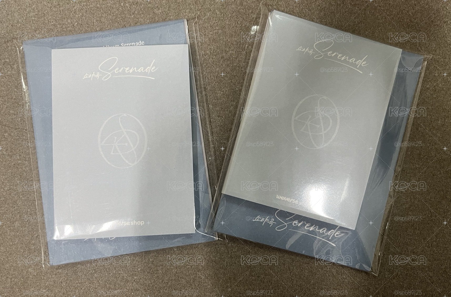 DxS 1st Mini Serenade 소야곡 wvs 特典 卡套&logo便條紙