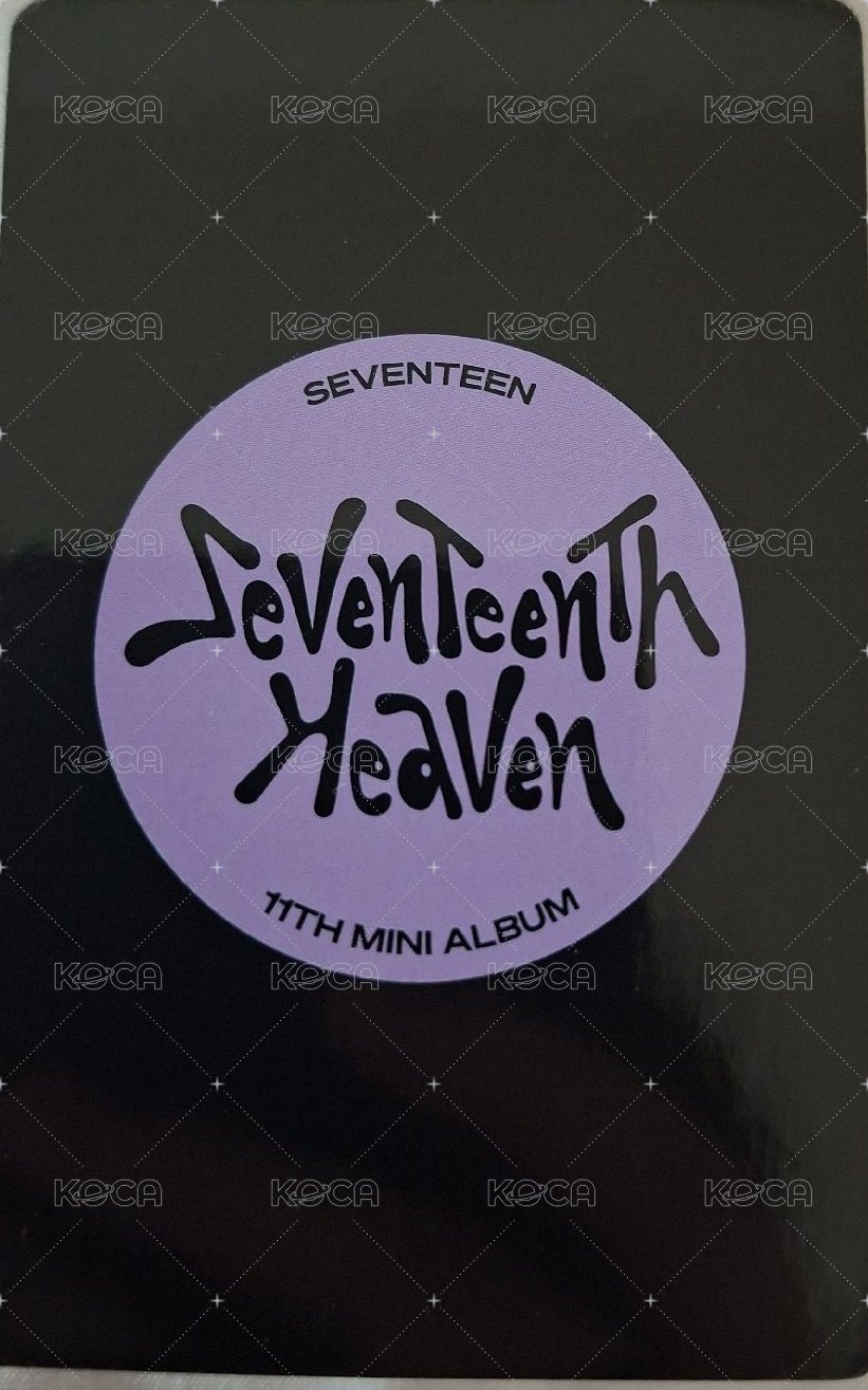 MINI11 yzy C 簽售卡  背面