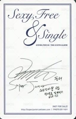 正規6 A ver. 專輯卡  背面