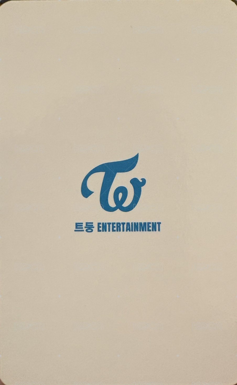 TWICE OFFICIAL FANCLUB 3rd Generation 會員禮卡  背面