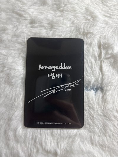 二巡 周邊卡 首爾場週香水冬