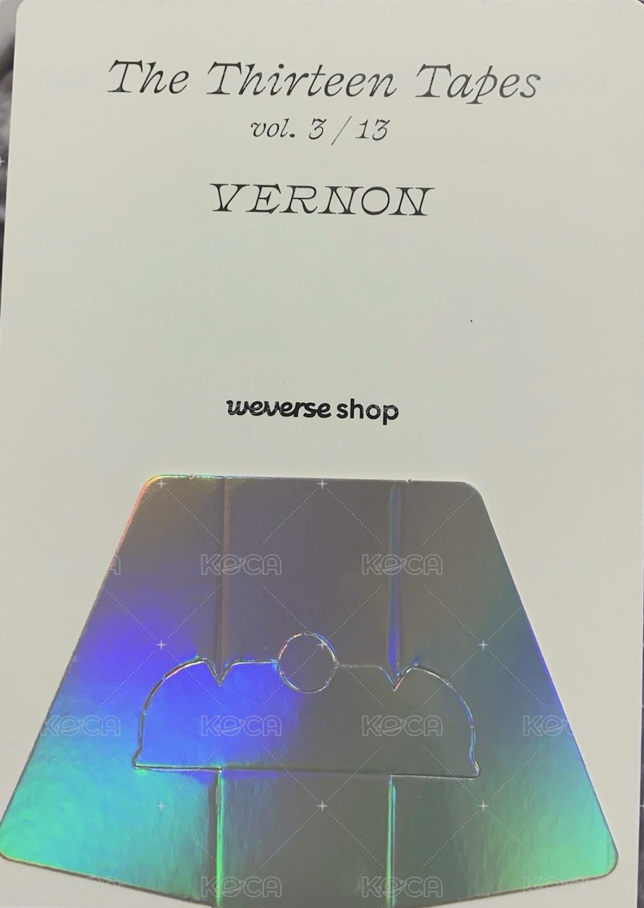 The Thirteen Tapes (TTT)’ vol. 3/13 VERNON