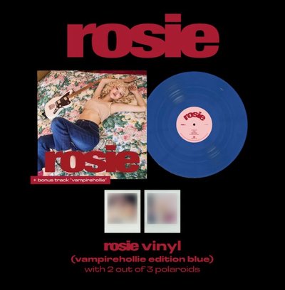 Rosé 「rosie(VAMPIREHOLLIE EDITION BLUE)」(韓國進口限量版黑膠LP)