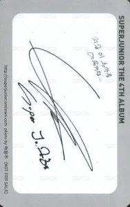 四輯《BONAMANA》 B ver. 專輯卡  背面