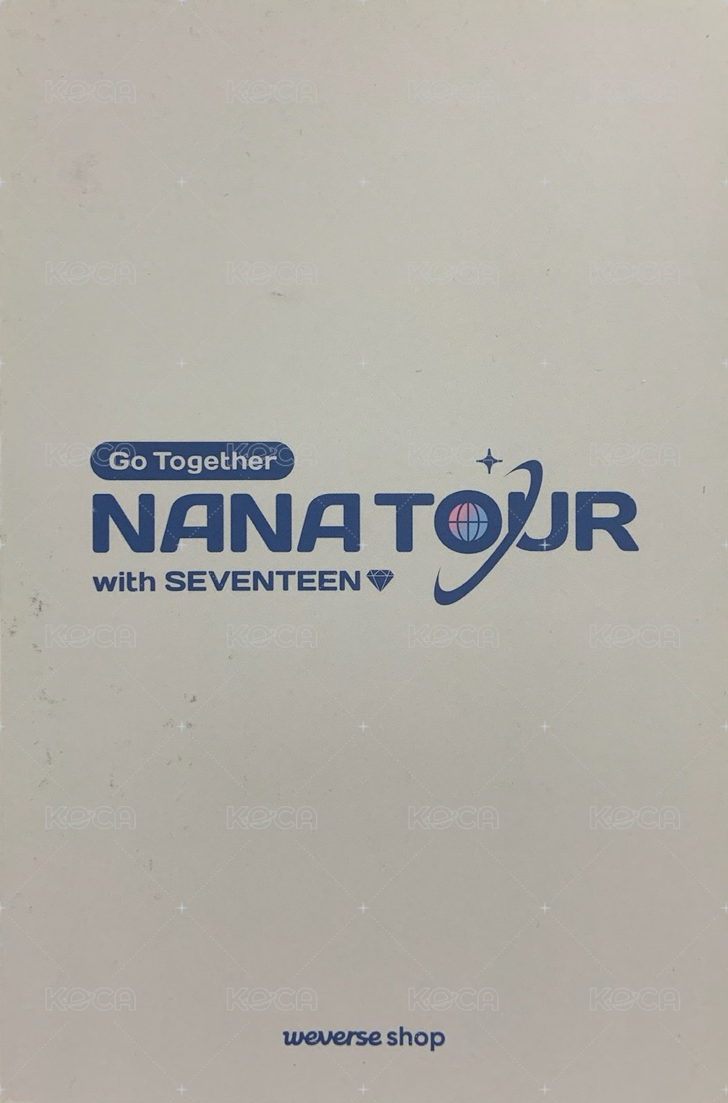 NANA TOUR wvs 特典 明信片  背面