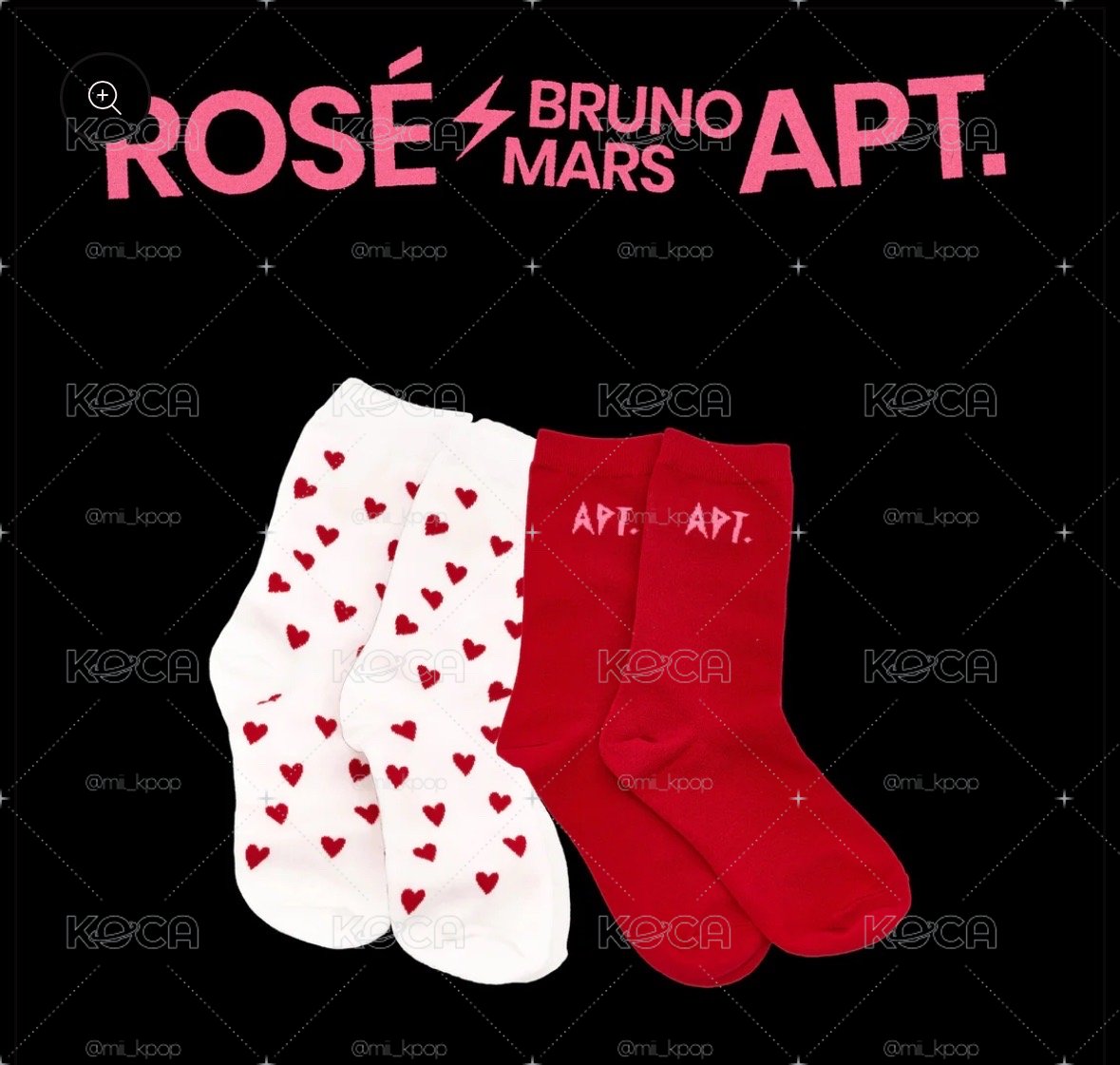 Rosie 快閃週邊 Apt襪子組合（含卡）