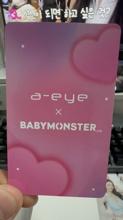 a-eye隱眼代言卡含3張茶卡（現貨）