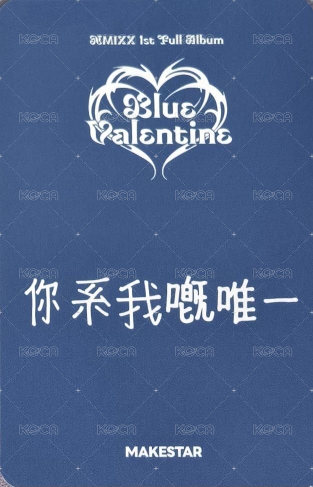 正規一 ms 線下22.0 港簽 簽售卡 港風少女 背面