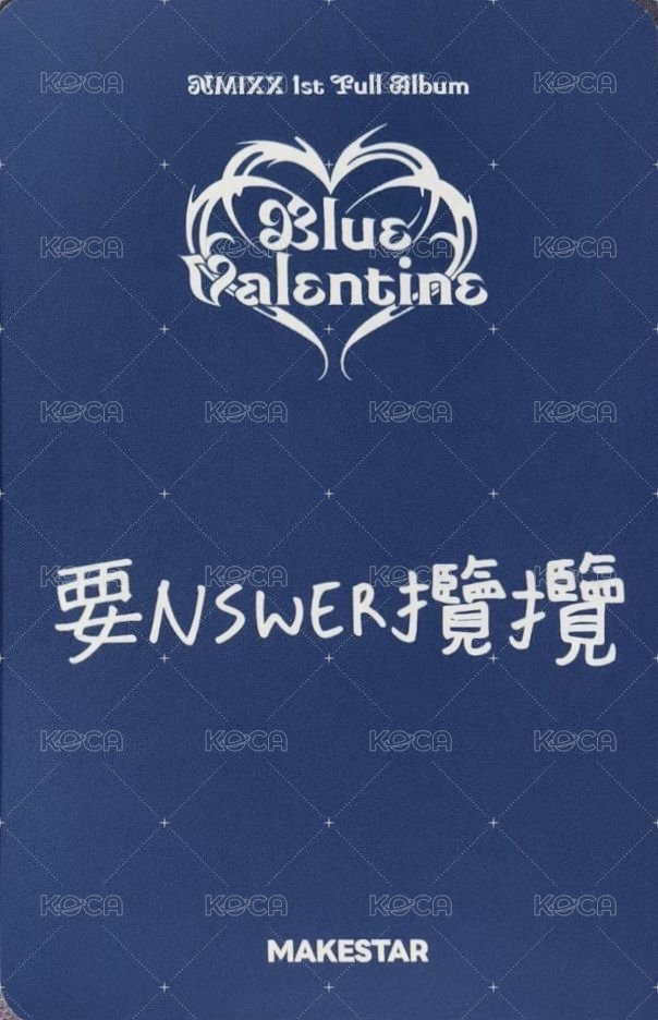 正規一 ms 線下22.0 港簽 簽售卡 港風少女 背面