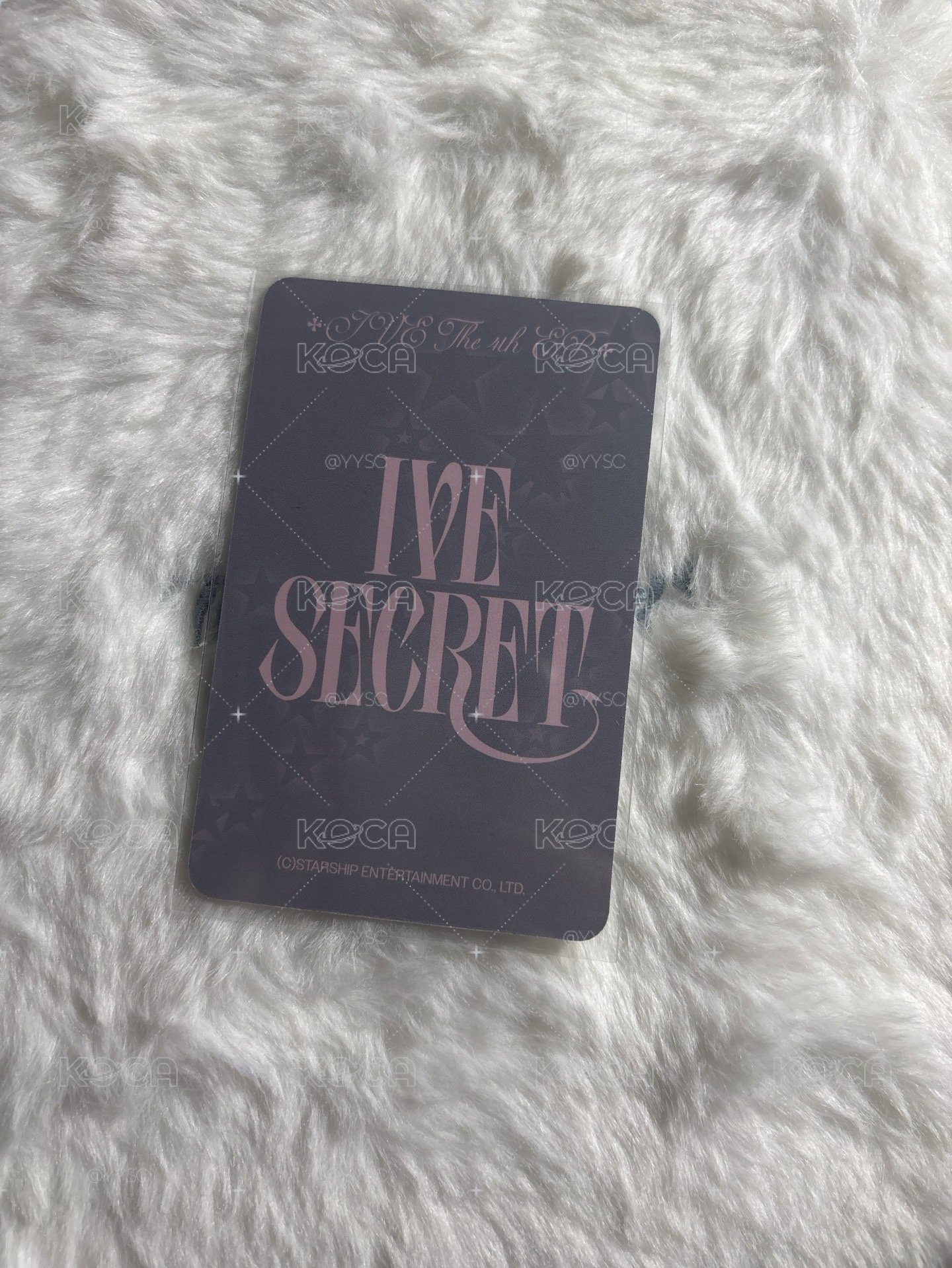 有損 IVE SECRET 船特 特別版 特典卡 