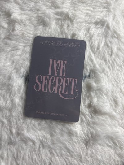 有損 IVE SECRET 船特 特別版 特典卡 
