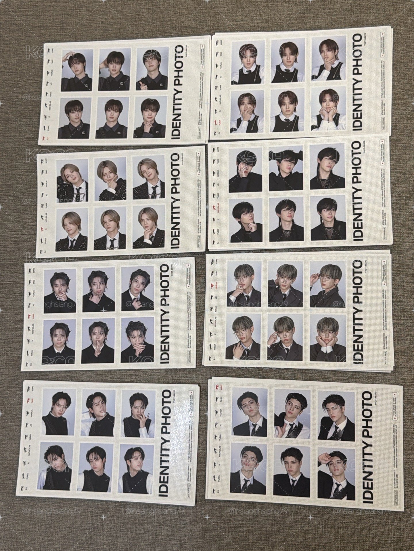 月狼 專輯卡 ID card 證件照