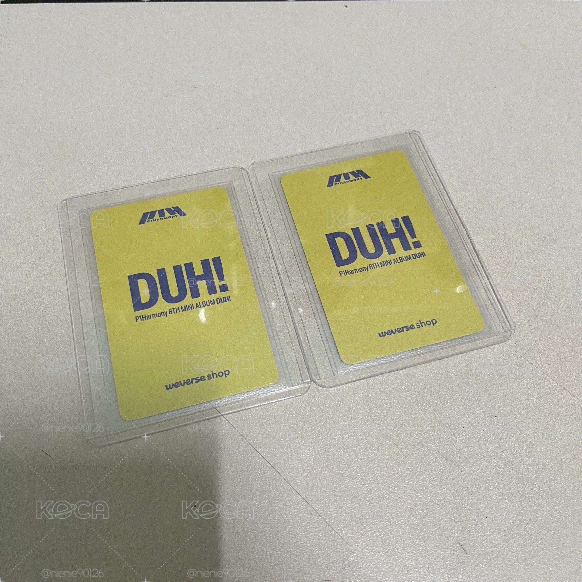 P1Harmony DUH! 專卡/雙人卡/特典卡