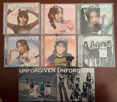 UNFORGIVEN JP 專輯 單封 空專