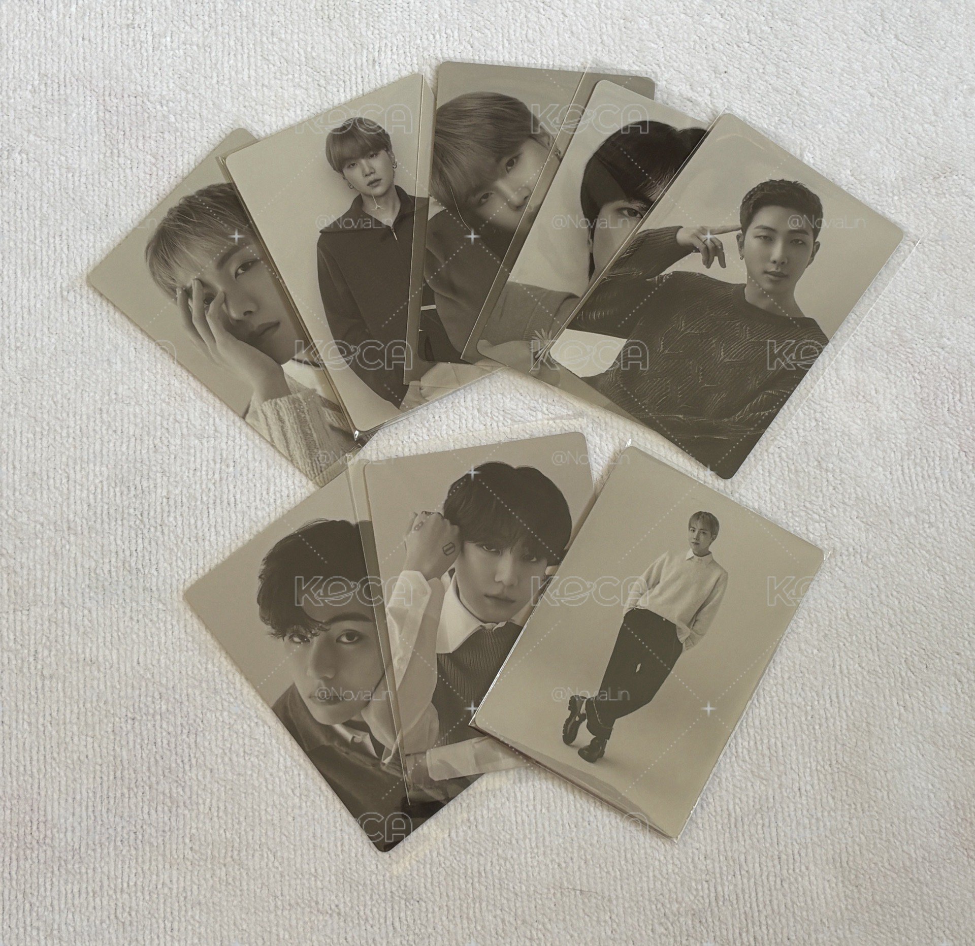 BTS  MONOCHROME 展覽 隨機卡