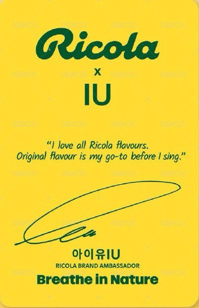 利口樂   大陸 1.0 ver.C 代言卡  背面